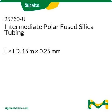 Intermediate Polar Fused Silica Tubing L × I.D. 15&#160;m × 0.25&#160;mm