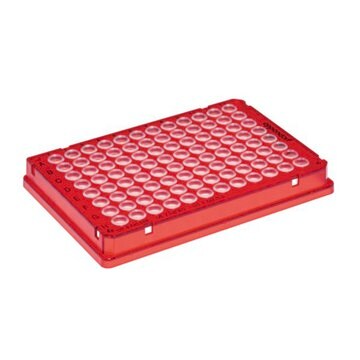 Eppendorf twin.tec&#174; PCR Plates 96 skirted, size 150&#160;&#956;L, red, pkg of 25&#160;ea