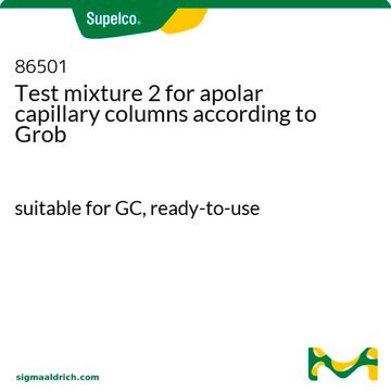 Test mixture 2 for apolar capillary columns according to Grob suitable for GC, ready-to-use