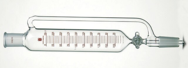 Synthware&#8482; pressure equalizing addition funnel 10 mL, joint: ST/NS 14/20, stopcock: glass