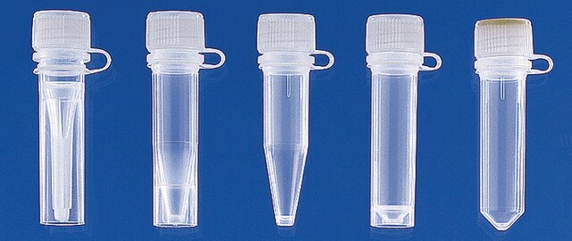 BRAND&#174; micro tube with attached screw cap and sealing cone capacity 2&#160;mL, conical bottom, non-sterile