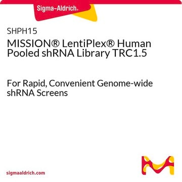 MISSION&#174; LentiPlex&#174; Human Pooled shRNA Library TRC1.5 For Rapid, Convenient Genome-wide shRNA Screens