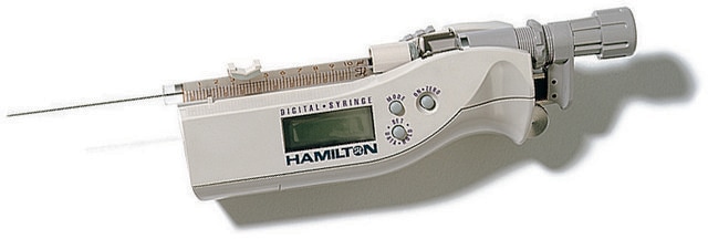 Hamilton&#174; GASTIGHT&#174;デジタルシリンジ 1702RN, volume 25&#160;&#956;L, needle size 22s ga (bevel tip), needle L 2&#160;in.