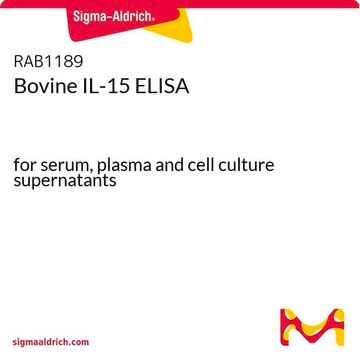 Bovine IL-15 ELISA for serum, plasma and cell culture supernatants