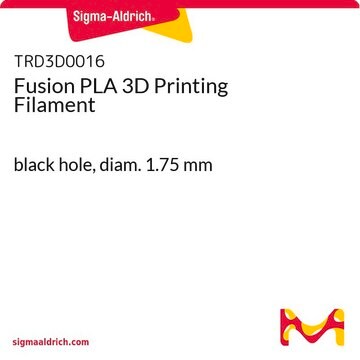 Fusion PLA 3D Printing Filament black hole, diam. 1.75&#160;mm