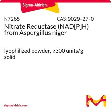 Nitrate Reductase (NAD[P]H) from Aspergillus niger lyophilized powder, &#8805;300&#160;units/g solid