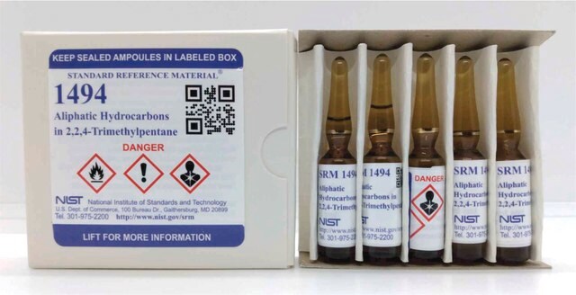 Aliphatic hydrocarbons in 2,2,4-trimethylpentane NIST&#174; SRM&#174; 1494