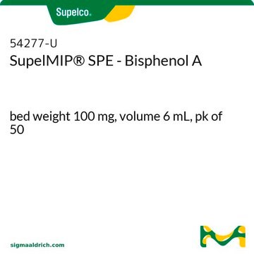 SupelMIP&#174; SPE - Bisphenol A bed weight 100&#160;mg, volume 6&#160;mL, pk of 50