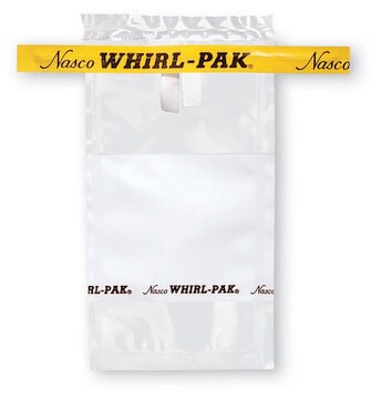 Whirl-Pak&#174; Write-On Bag 532&#160;mL capacity(18 oz Red Tape)