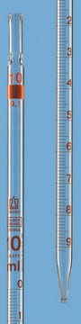 BRAND&#174; SILBERBRAND ETERNA graduated pipette, calibrated to deliver (TD, EX) capacity 5&#160;mL