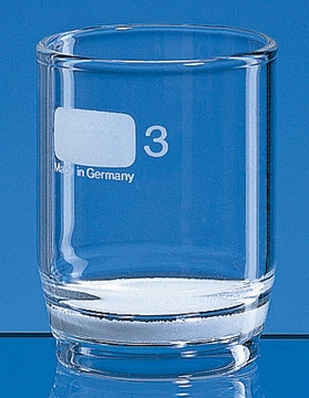 BRAND&#174; filter crucible borosilicate glass, capacity 50&#160;mL, 2 D 4