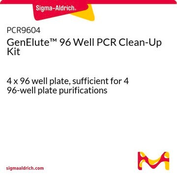 GenElute&#8482; 96 Well PCR Clean-Up Kit 4 x 96 well plate, sufficient for 4 96-well plate purifications