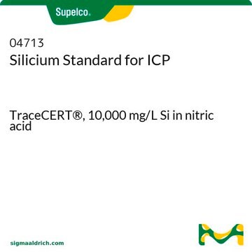 Silicium Standard for ICP TraceCERT&#174;, 10,000&#160;mg/L Si in nitric acid