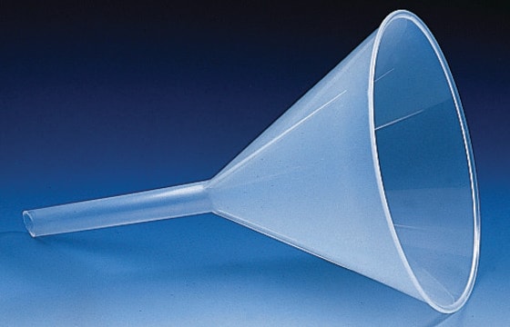 BRAND&#174; funnel with internal fluting diam. 45&#160;mm, stem diam. × L 5&#160;mm × 44&#160;mm