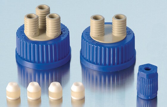 Duran&#174; pressure equalization set for 2 or 3-port cap, GL14 (0.2 &#956;m incl. membrane filter)