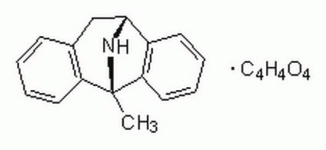 (+)-MK 801 Maleate A highly potent, selective, and non-competitive NMDA receptor antagonist that acts by binding to a site located within the NMDA-associated ion channel, thus preventing Ca2+ flux.