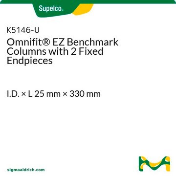 Omnifit&#174; EZ Benchmark Columns with 2 Fixed Endpieces I.D. × L 25&#160;mm × 330&#160;mm