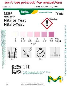 Nitrite Test colorimetric, 0.5-10&#160;mg/L (NO2-), MQuant&#174;