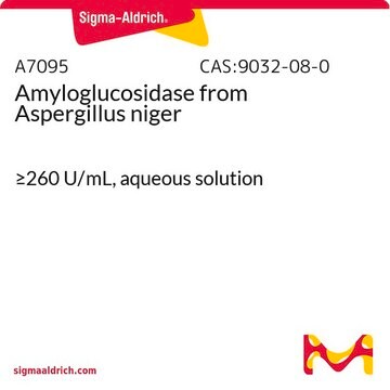 アミログルコシダーゼ from Aspergillus niger &#8805;260&#160;U/mL, aqueous solution