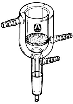 Aldrich&#174; jacketed Buchner funnel with joint capacity 140&#160;mL, disc diam. 65&#160;mm, porosity 145-175&#160;&#956;m, joint: ST/NS 24/40