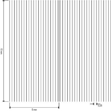 BRAND&#174; counting chamber BLAUBRAND&#174; Nageotte pattern without clips, double ruled