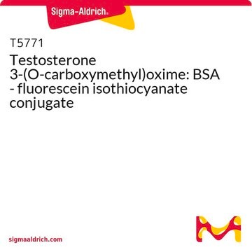 Testosterone 3-(O-carboxymethyl)oxime: BSA - fluorescein isothiocyanate conjugate