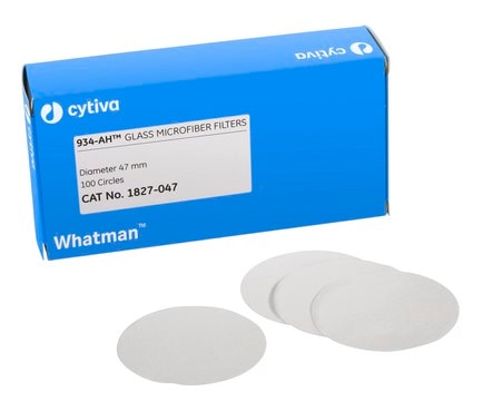 Whatman&#174; glass microfiber filters, Grade 934-AH&#174; circles, diam. 150&#160;mm