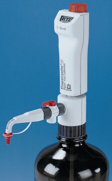 BRAND&#174; Dispensette&#174; III bottle-top dispenser, digital, Easy calibration 0.2-2&#160;mL, with SafetyPrime