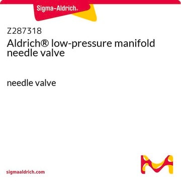 Aldrich&#174; low-pressure manifold needle valve needle valve