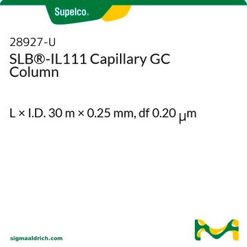 SLB&#174;-IL111キャピラリーGCカラム L × I.D. 30&#160;m × 0.25&#160;mm, df 0.20&#160;&#956;m