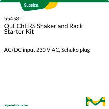 QuEChERS Shaker and Rack Starter Kit AC/DC input 230 V AC, Schuko plug