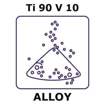 Titanium-vanadium alloy, Ti90V10 powder, 150micron max. particle size, alloy pre-cursor, 100g