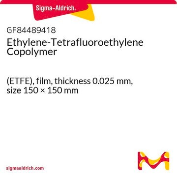 Ethylene-Tetrafluoroethylene Copolymer (ETFE), film, thickness 0.025&#160;mm, size 150 × 150&#160;mm