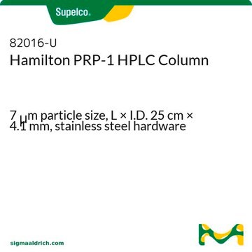 Hamilton PRP-1 HPLCカラム 7&#160;&#956;m particle size, L × I.D. 25&#160;cm × 4.1&#160;mm, stainless steel hardware