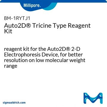 Auto2D&#174; Tricine Type Reagent Kit reagent kit for the Auto2D&#174; 2-D Electrophoresis Device, for better resolution on low molecular weight range