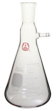 Aldrich&#174; filtering flask with hose barb, heavy-wall capacity × H 1,000&#160;mL × 255&#160;mm, neck joint: ST/NS 29/32