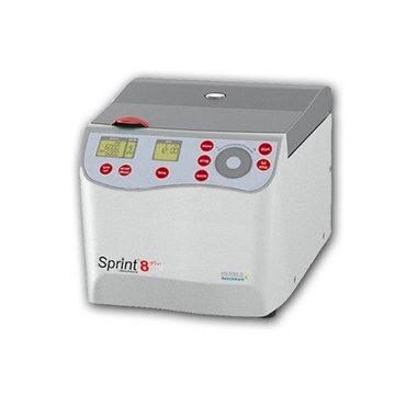 Benchmark Sprint 8 Plus Clinical Centrifuge with fixed angle rotor to hold, 8 x 15 mL, AC/DC input 230 V, UK plug