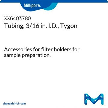 Tubing, 3/16 in. I.D., Tygon Accessories for filter holders for sample preparation.