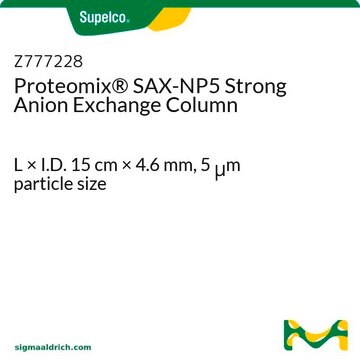 Proteomix&#174; SAX-NP5 Strong Anion Exchange Column L × I.D. 15&#160;cm × 4.6&#160;mm, 5&#160;&#956;m particle size