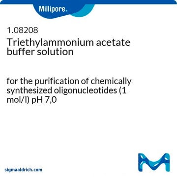 Triethylammonium acetate buffer solution for the purification of chemically synthesized oligonucleotides (1 mol/l) pH 7,0