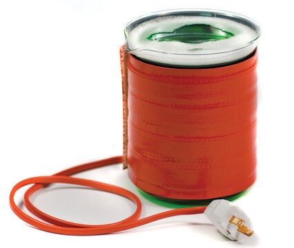 BriskHeat&#174; beaker heater fits beaker size, 1,000&#160;mL, AC/DC input 120 V AC