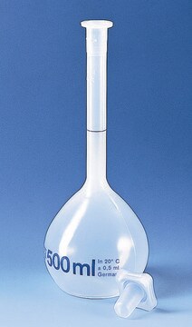 BRAND&#174; volumetric flask, PP volume 25&#160;mL, accuracy: 0.08&#160;mL