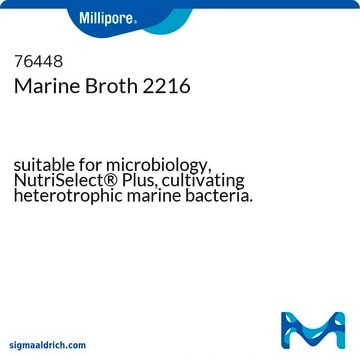 Marine Broth 2216 suitable for microbiology, NutriSelect&#174; Plus, cultivating heterotrophic marine bacteria.