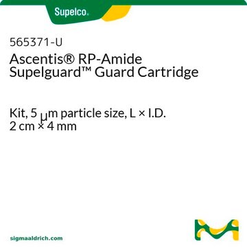 Ascentis&#174; RP-Amide Supelguard Guard Cartridge Kit, 5&#160;&#956;m particle size, L × I.D. 2&#160;cm × 4&#160;mm