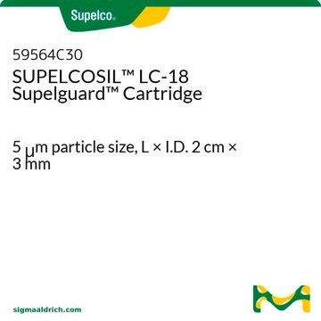 SUPELCOSIL&#8482; LC-18 Supelguard Cartridge 5&#160;&#956;m particle size, L × I.D. 2&#160;cm × 3&#160;mm