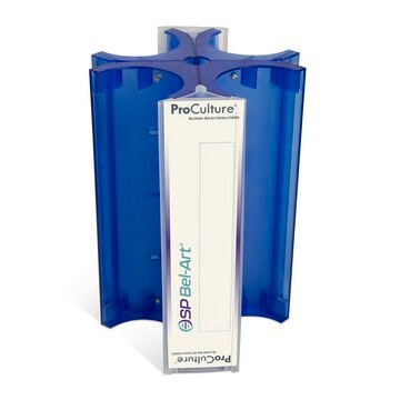 Scienceware&#174; Easyplate petri dish transport carrier Holds 9 in. plates, blue