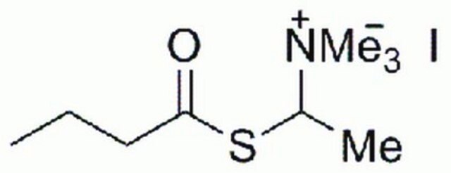 S-Butyrylthiocholine Iodide S-Butyrylthiocholine Iodide, CAS 1866-16-6, is a chromogenic substrate for cholinesterases. Its cleavage is measured colorimetrically at 405 nm.