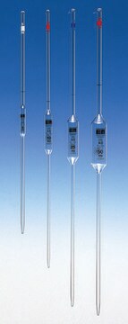 Hirschmann&#174; volumetric pipette, Class AS capacity 0.5&#160;mL , 0.005 mL accuracy