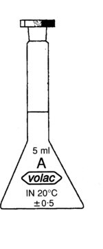 Volac&#174; mini-volumetric flask volume 2&#160;mL, accuracy: ±0.025&#160;mL