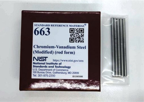 Chromium-vanadium steel NIST&#174; SRM&#174; 663